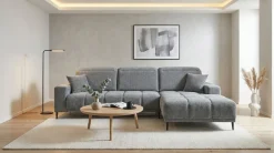 Ecksofa Livorno Grau