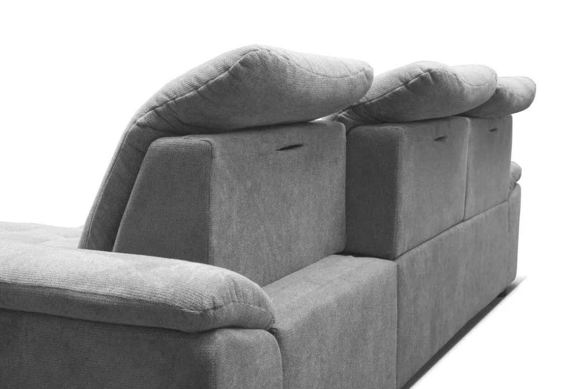 Ecksofa Maike mit Schlaffunktion Grau