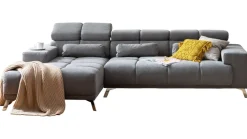 Ecksofa Speed mit Funktion Grau