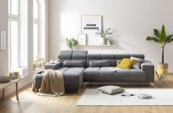 Ecksofa Speed mit Funktion Grau