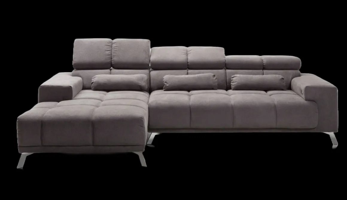 Ecksofa Speed mit Funktion Grau