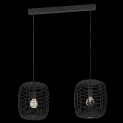 EGLO AGL Pendelleuchte Rinroe 2-flg Schwarz