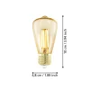 EGLO E27 LED Filament Leuchtmittel Amber