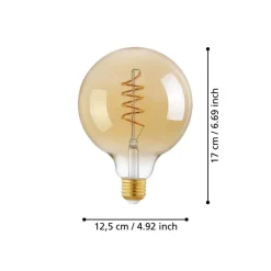 EGLO E27 LED Filament Leuchtmittel Amber