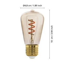 EGLO E27 LED Filament Leuchtmittel Amber