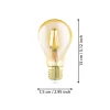 EGLO E27 LED Filament Leuchtmittel Amber
