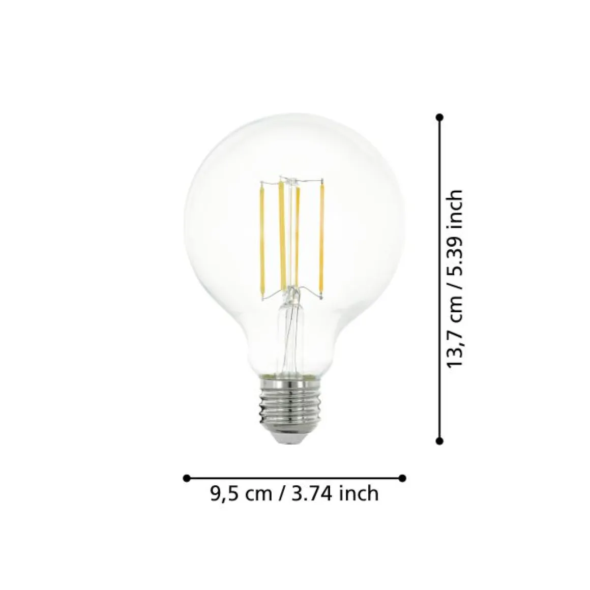 EGLO E27 LED Filament Leuchtmittel 2700 K