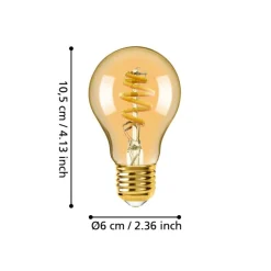 EGLO E27 LED Filament Z-Leuchtmittel Amber