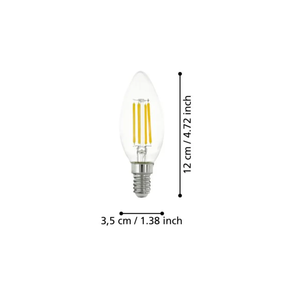 EGLO E14 LED Leuchtmittel Kerzenform