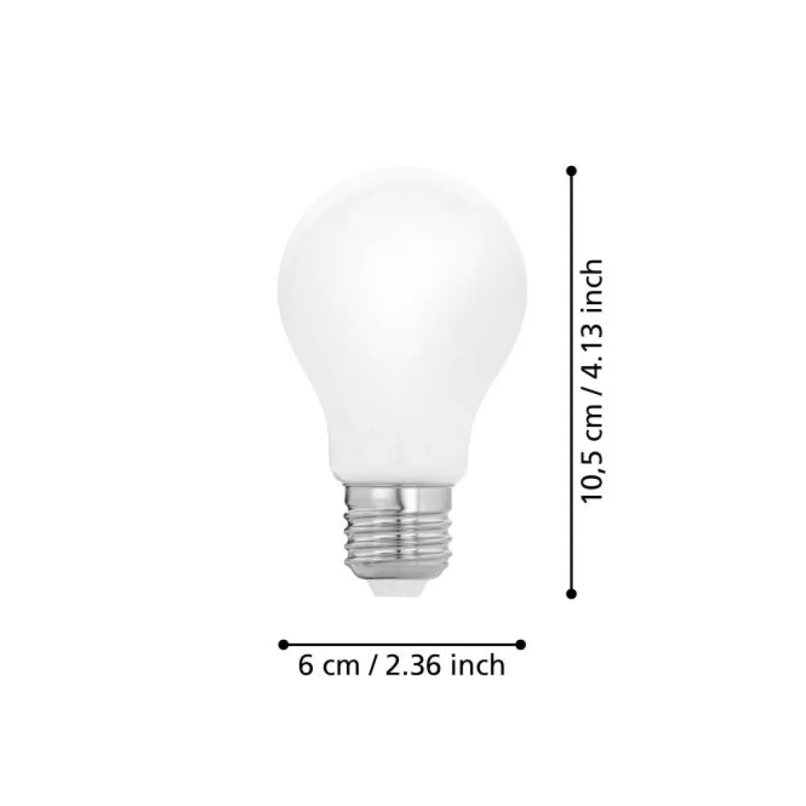 EGLO E27 LED Leuchtmittel Opalweiß