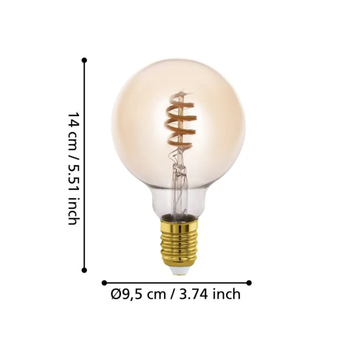 EGLO E27 smartes LED Filament Z-Leuchtmittel