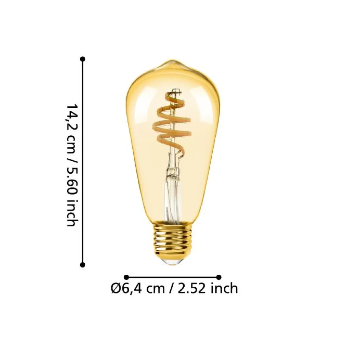 EGLO E27 smartes LED Filament Z-Leuchtmittel