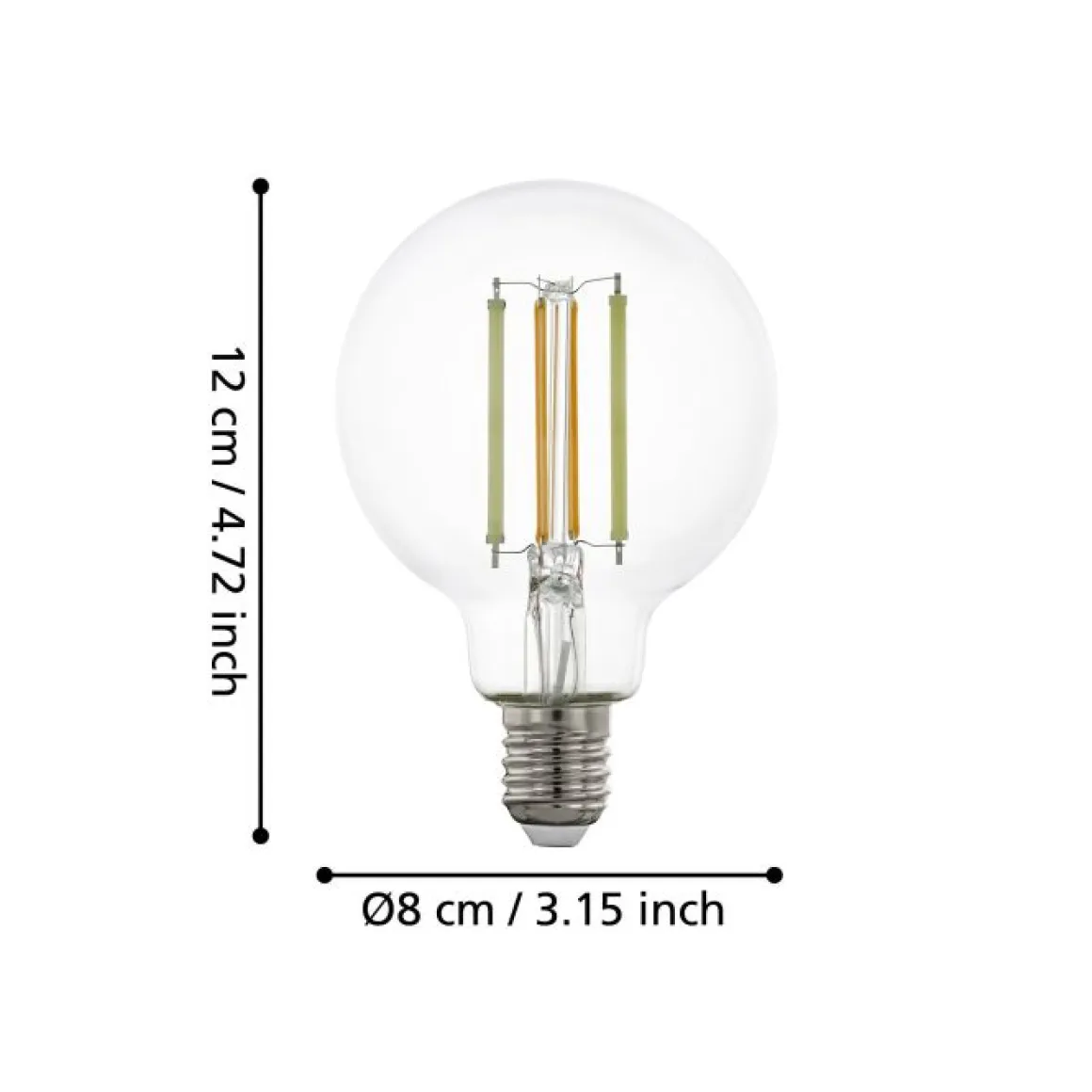 EGLO E27 smartes LED Filament Z-Leuchtmittel E27