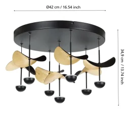 EGLO 7-flg LED Deckenlampe Dracera