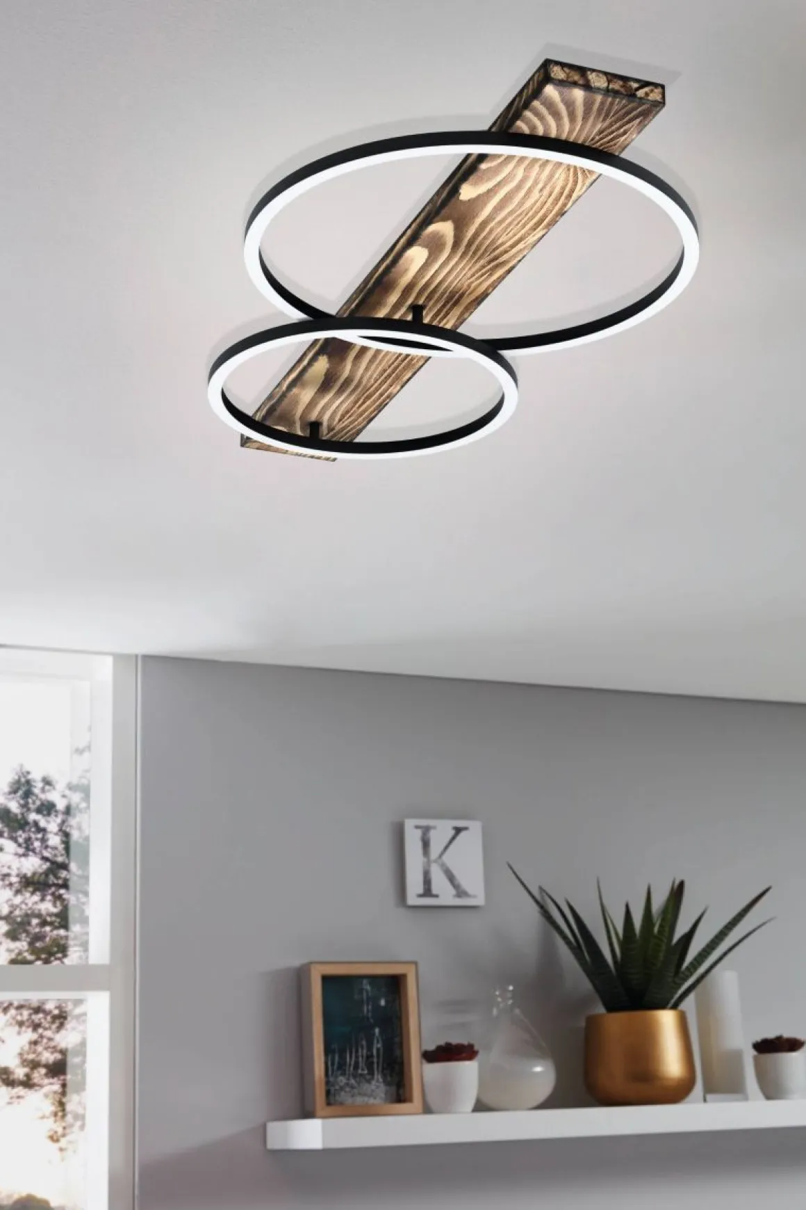 EGLO 2-flg LED Deckenleuchte Boyal