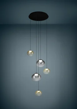 EGLO 5-flg LED Pendellampe Pantoja