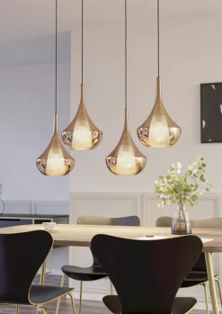 EGLO 4-flg Pendellampe Almoster