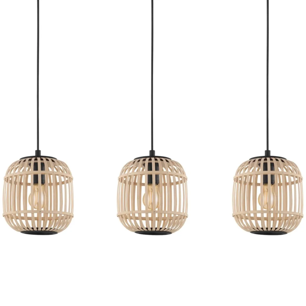 EGLO 3-flg Pendelleuchte Bordesley