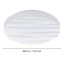 EGLO LED Deckenlampe Ferentino Ø 28 cm