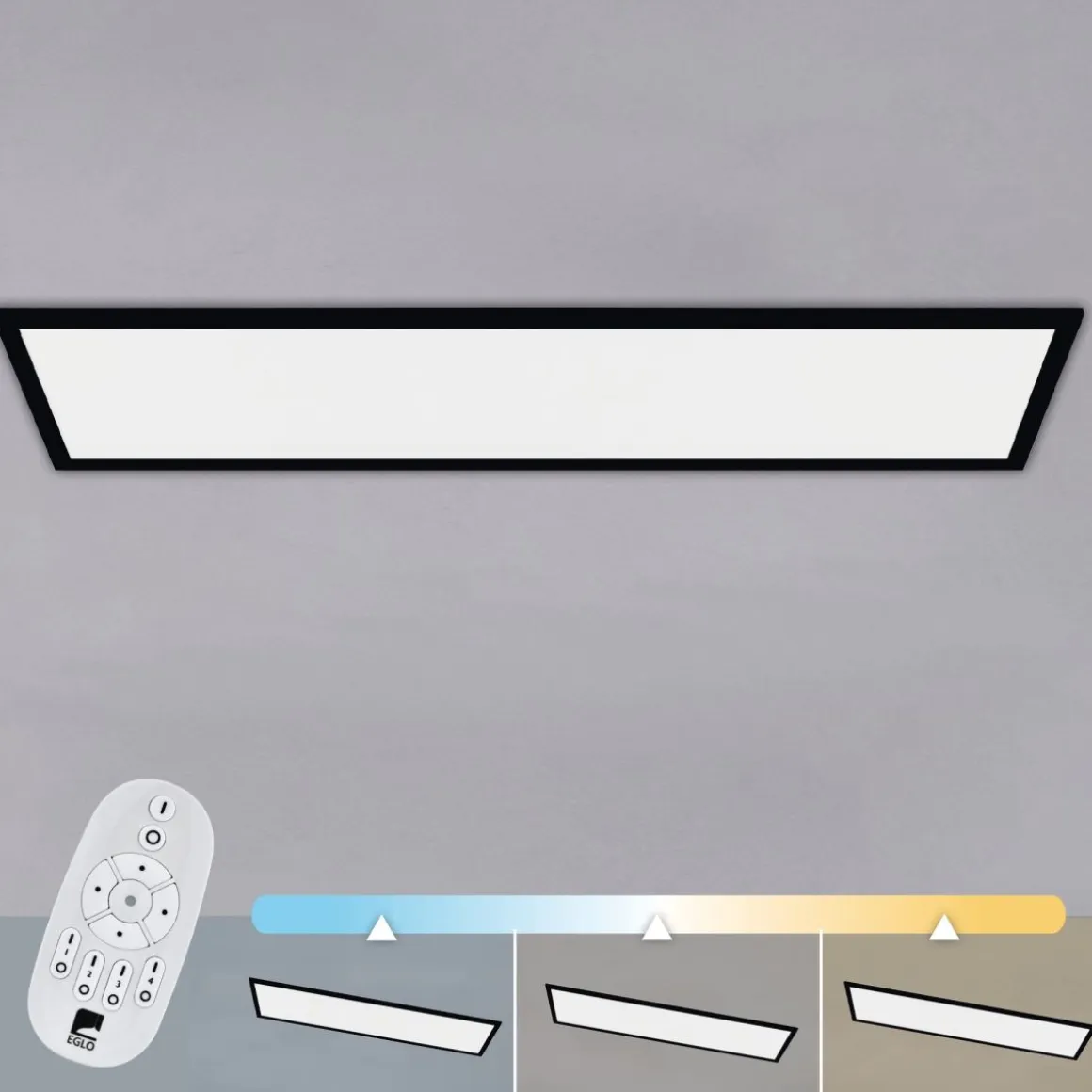 EGLO LED Deckenleuchte Bottazzo Schwarz