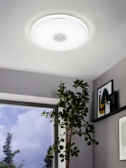EGLO LED Deckenleuchte Milazzo Weiß