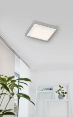 EGLO LED Deckenleuchte Molay Silber