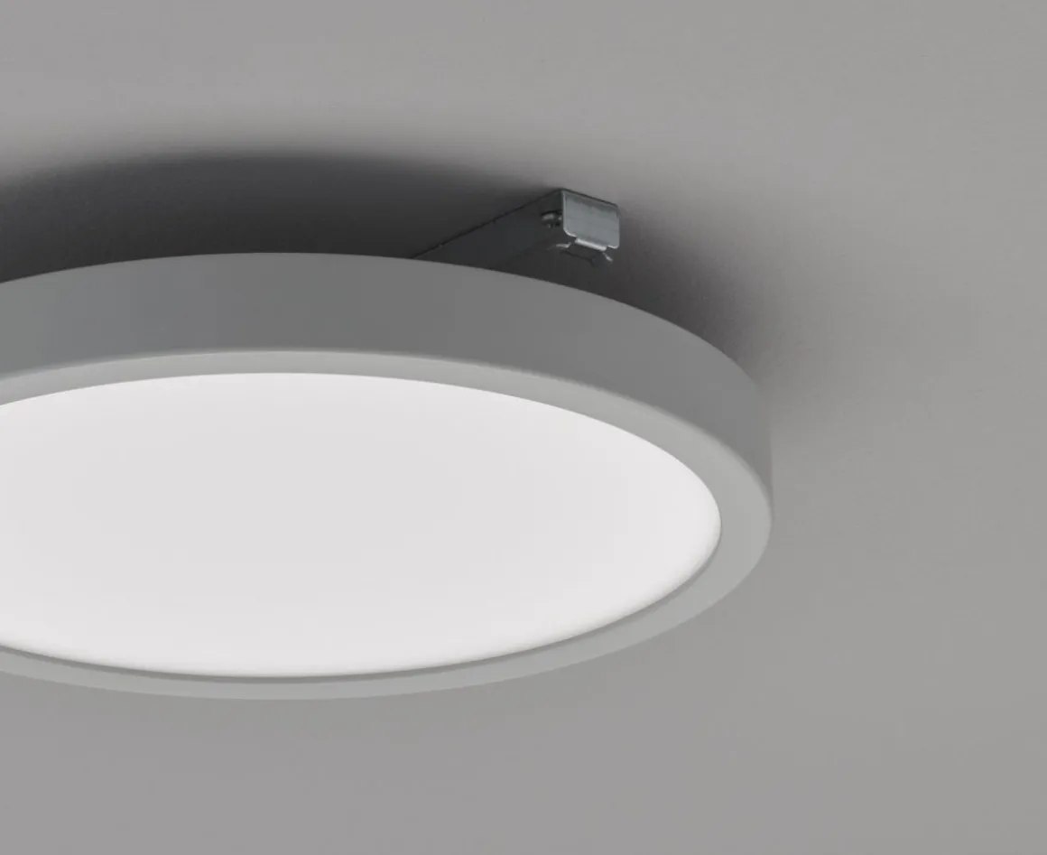 EGLO LED Deckenleuchte Molay Silber Ø 28,5 cm