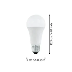 EGLO LED Leuchtmittel A60 warmweiß