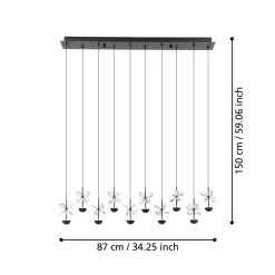 EGLO LED Pendellampe Pianpoli 2