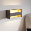 EGLO LED Wandleuchte Feloniche Schwarz Gold