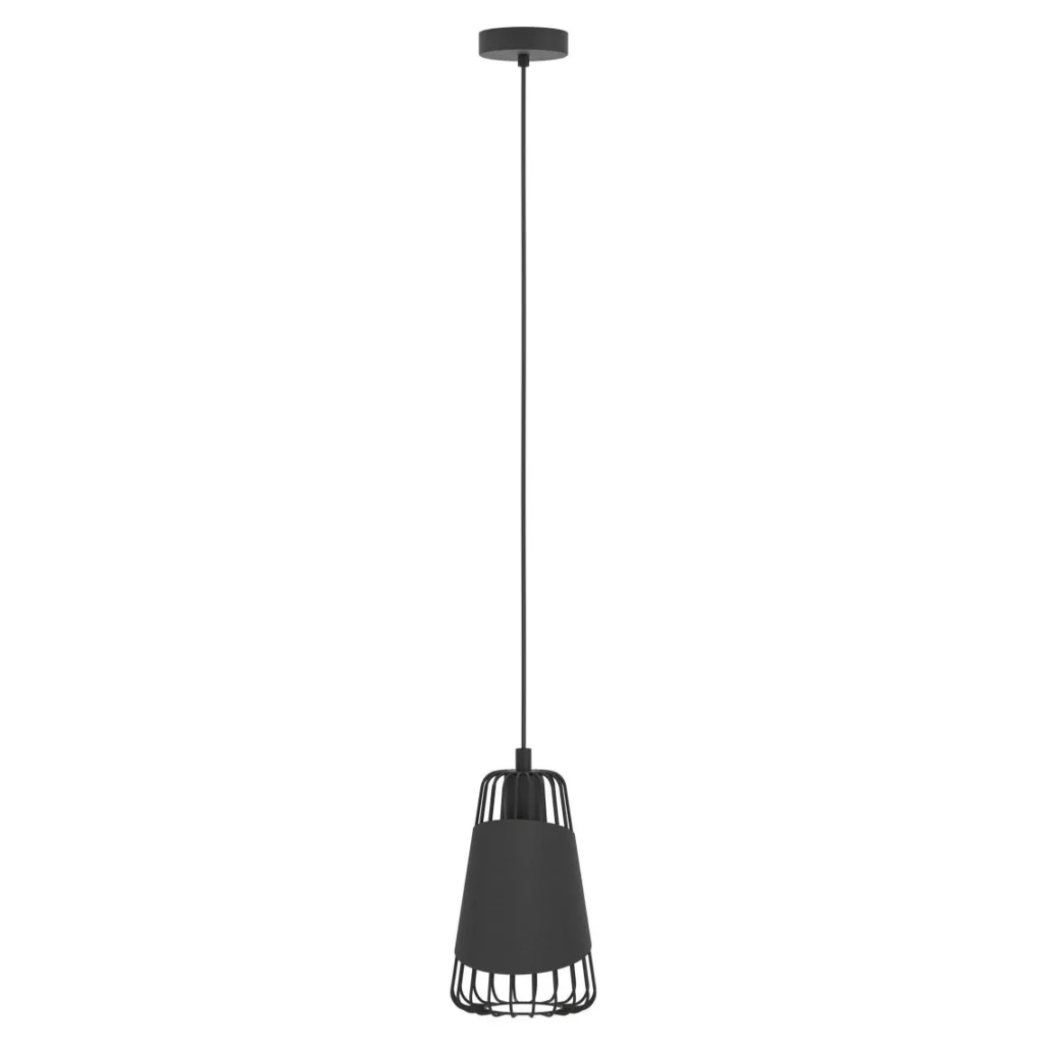 EGLO Pendelleuchte Austell Schwarz 16,5 cm