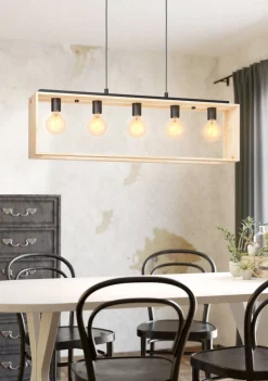 EGLO Pendelleuchte Famborough 5-flg