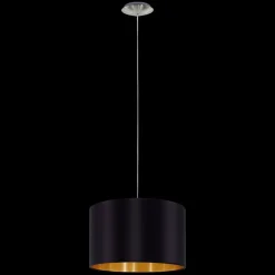 EGLO Pendelleuchte Maserlo Schwarz-Gold 38 cm