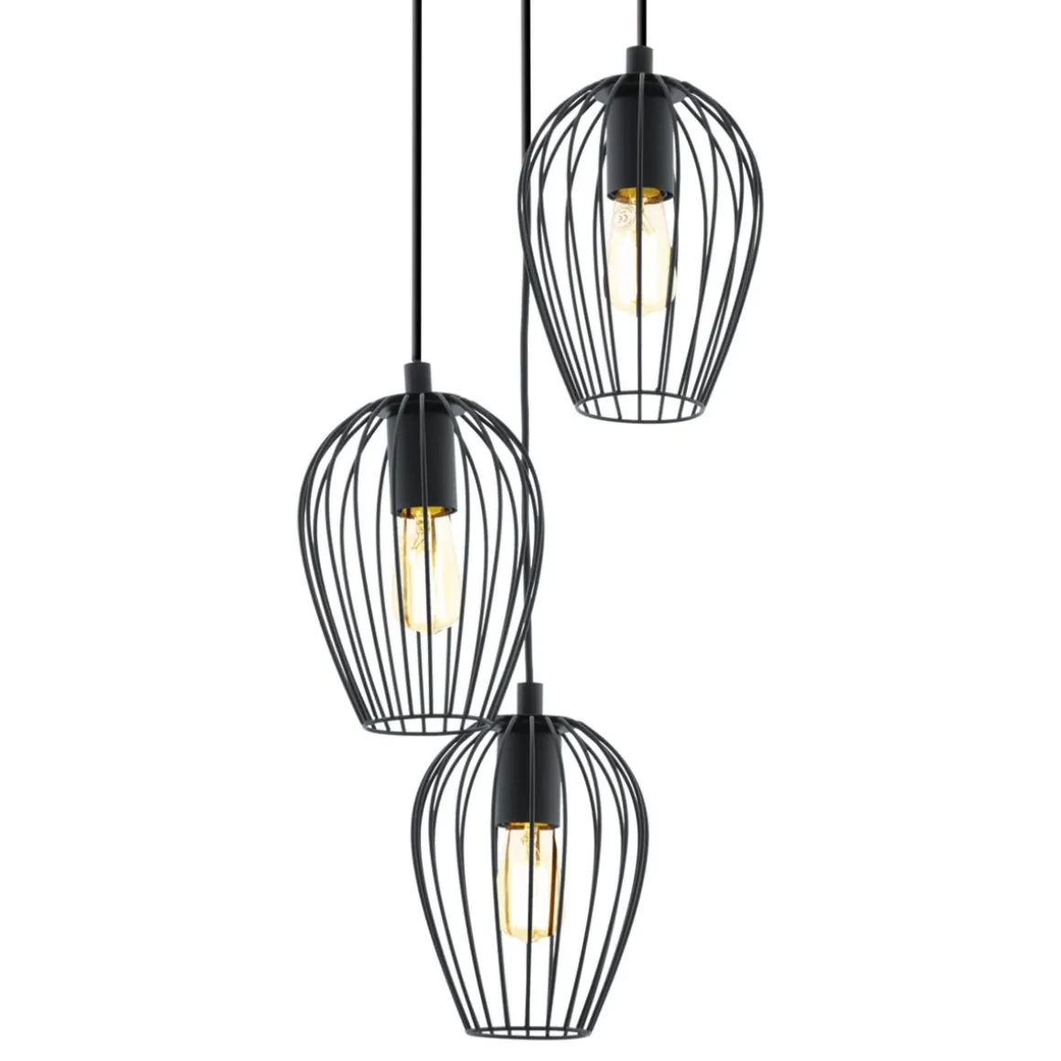 EGLO Pendelleuchte Newtown Schwarz