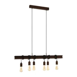 EGLO Pendelleuchte Townshend 4 Antik-braun