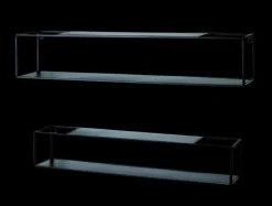 2er Set Wandregal Leicester Schwarz