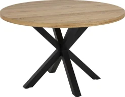 Esstisch Heaven Eiche Schwarz Ø 120 cm