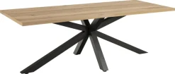 Esstisch Heaven Eiche Schwarz 220 cm