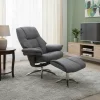 FEMO Relaxsessel 440 mit Hocker Grau