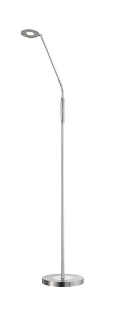 Fischer & Honsel 2-flg LED Stehleuchte Dent-TW Nickel