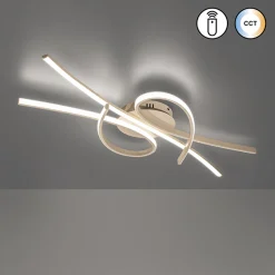Fischer & Honsel LED Deckenlampe Biba Sandfarben