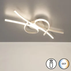Fischer & Honsel LED Deckenlampe Biba Sandfarben
