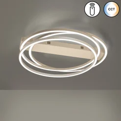 Fischer & Honsel LED Deckenlampe Kiku Sandfarben