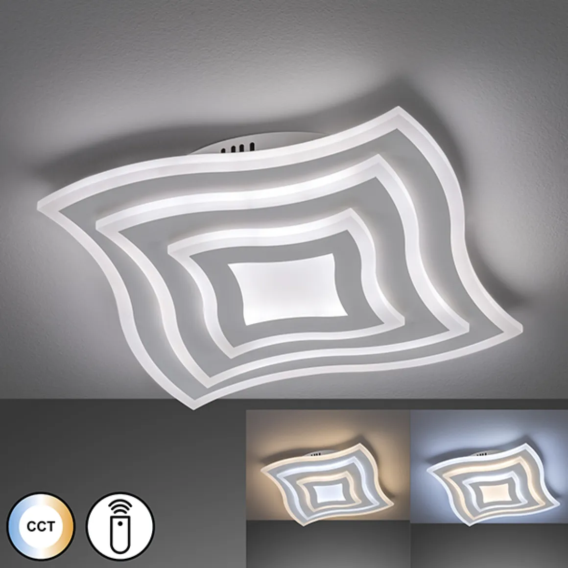 Fischer & Honsel LED Deckenleuchte Gorden