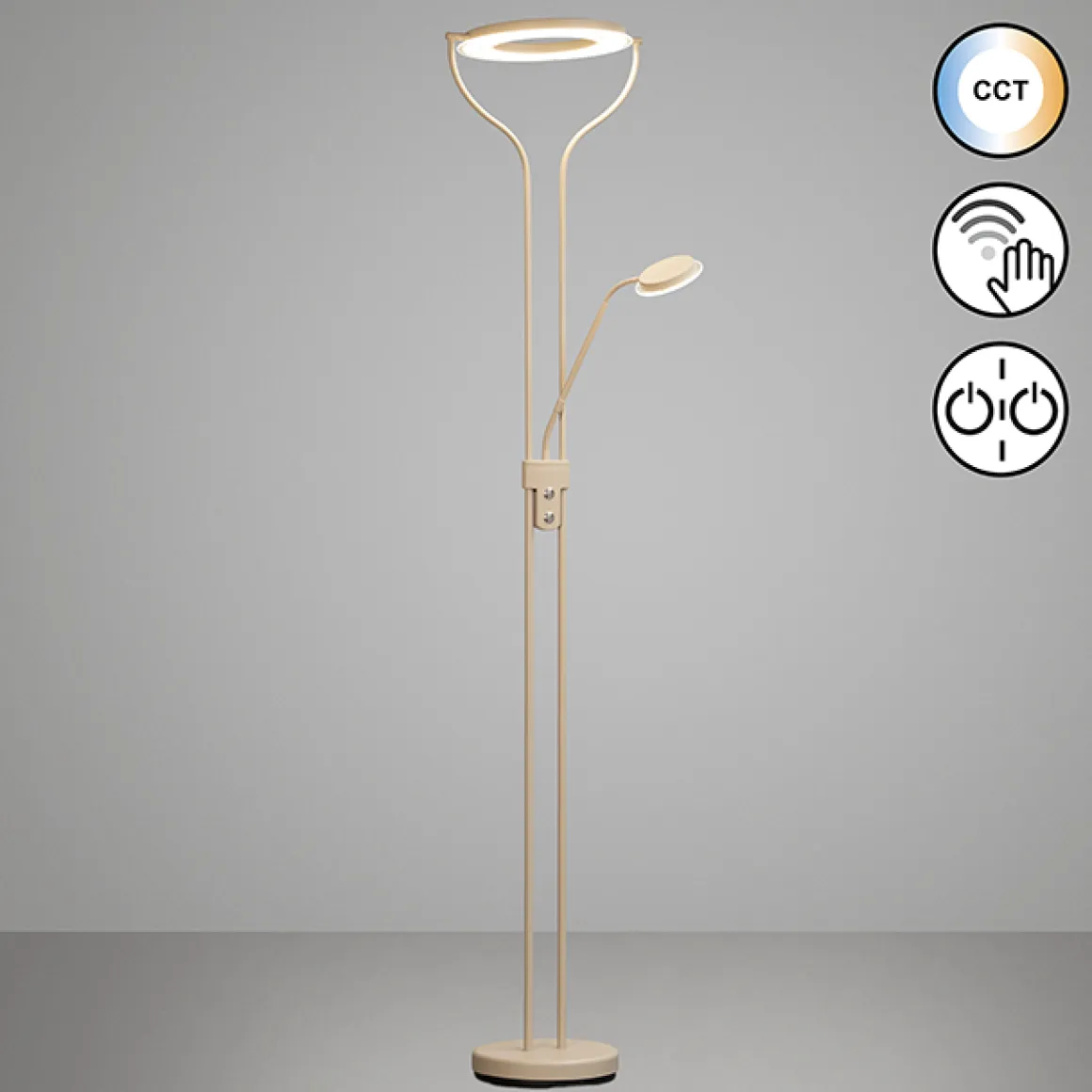 Fischer & Honsel LED Fluter Davos Sandfarben