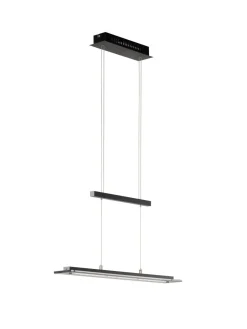 Fischer & Honsel LED Pendelleuchte Tenso TW 88 cm sandschwarz