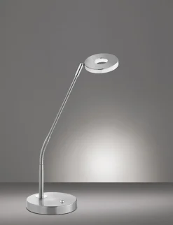 Fischer & Honsel LED Tischleuchte Dent-TW Nickel