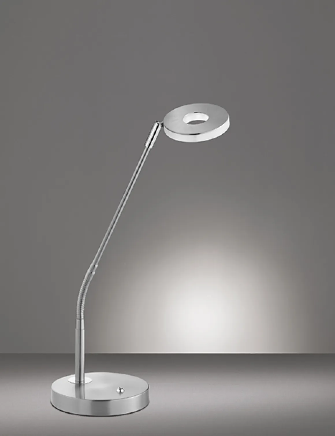 Fischer & Honsel LED Tischleuchte Dent-TW Nickel