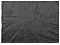 Flanell-Kuscheldecke Anthrazit 220 x 240 cm