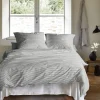 Flausch-Cotton-Garnitur-Set Zobel Silber 135 x 200 cm